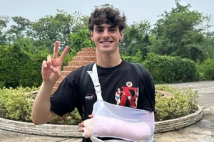 Cedera Tangan, Debut Fermin Aldeguer di Tes Pascamusim MotoGP Valencia Terancam