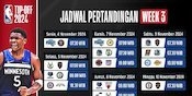 Jadwal Live Streaming Pertandingan Pekan 3 NBA 2024/2025 di Vidio
