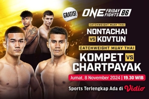 Jadwal Siaran Langsung ONE Friday Fights 86 di Vidio