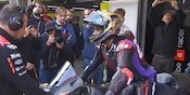 Video: Kecelakaan Pertama Jorge Martin Bareng Aprilia di Tes Pascamusim MotoGP Barcelona 2024