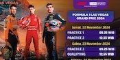 Jadwal dan Link Siaran Langsung Formula 1 Grand Prix Las Vegas 2024 di Vidio, 22-24 November 2024
