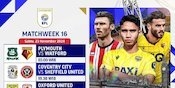 Jadwal Siaran Langsung Pertandingan EFL Championship 2024/25 Matchweek 16 di Vidio