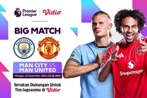 Live Streaming Liga Inggris: Manchester City vs Manchester United di Vidio
