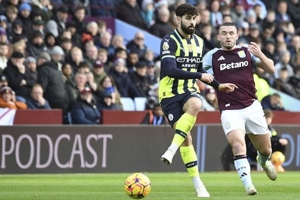 Rangkuman Pertandingan Aston Villa vs Manchester City
