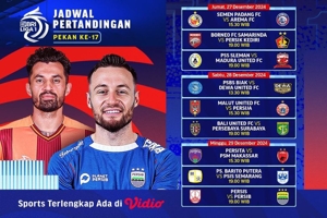 Siaran Langsung BRI Liga 1: Bali United vs Persebaya di Vidio Pekan Ini