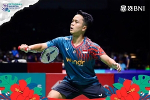 Hasil Malaysia Open 2025: Kalahkan Lee Chia Hao, Anthony Ginting Lolos ke 16 Besar