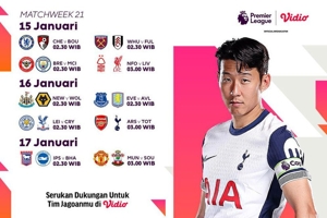 Link Live Streaming Big Match Liga Inggris: Arsenal vs Tottenham di Vidio