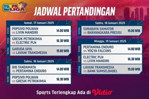 Jadwal Live Streaming PLN Mobile Proliga 2025 Pekan 3 Putaran I di Vidio