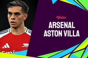 Link Live Streaming Arsenal vs Aston Villa - Premier League/Liga Inggris