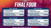 Saksikan Live Streaming Final Four PLN Mobile Proliga 2025 Week 3 di Vidio
